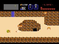 une photo d'Ã©cran de The Legend of Zelda sur Nintendo Nes